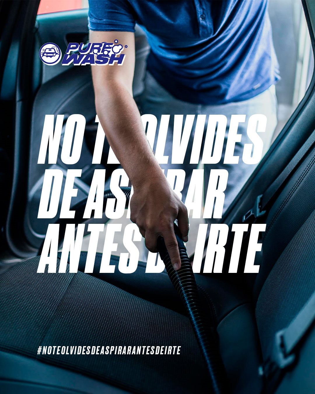 No te olvides de aspirar antes de irte